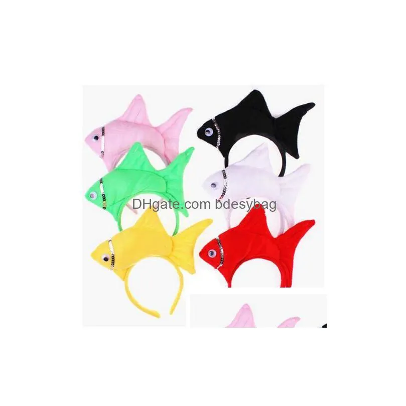 animal ocean sea fish headband kids adults boy girl cosplay headwear birthday party hair accessories halloween christmas gb457