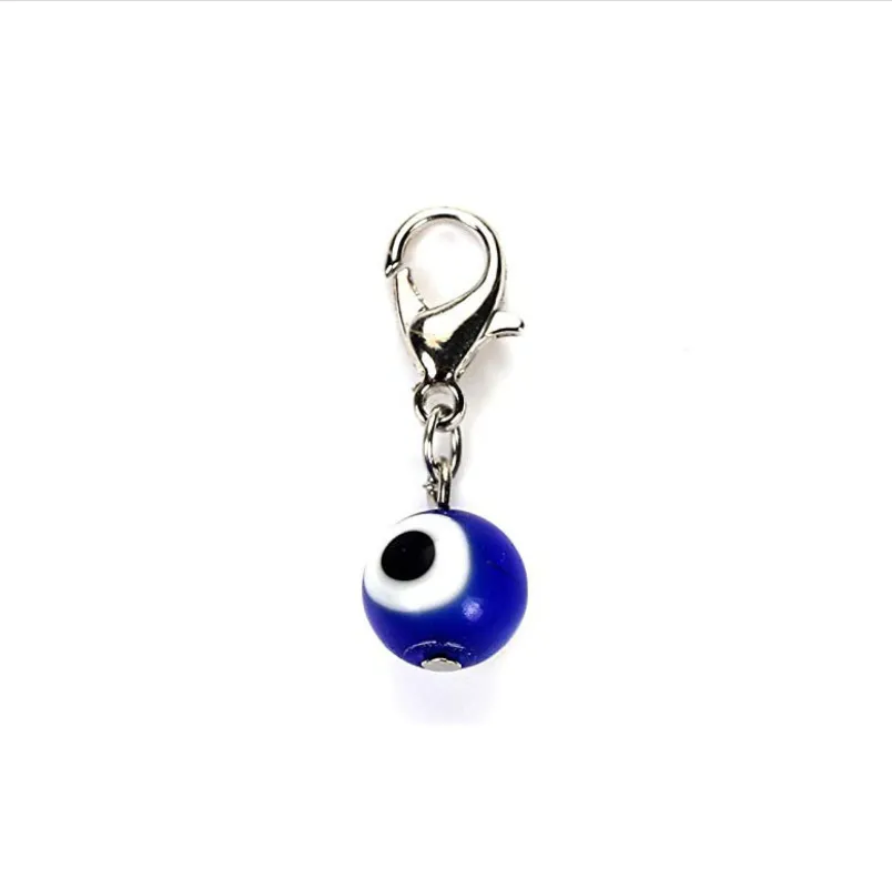 Charms 200Pcs Turkish Blue Evil Eye Charms Lobster Clasp Dangle For Jewelry Making Findings 32X11Mm Drop Delivery Jewelry Je Dhgarden Dh5Cb