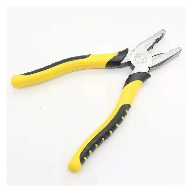 8-inch pliers brand flat jaw pliers wire pliers multi-functional product with iron wire pliers