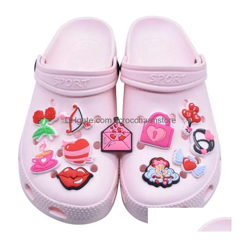 wholesale anime cartoon croc charms shoes and accessories shoe decorations custom shoe lace charm