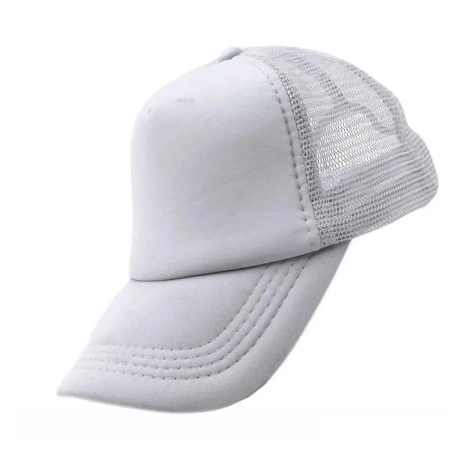 cheerleading summer plain trucker mesh hat snapback blank baseball cap adjustable