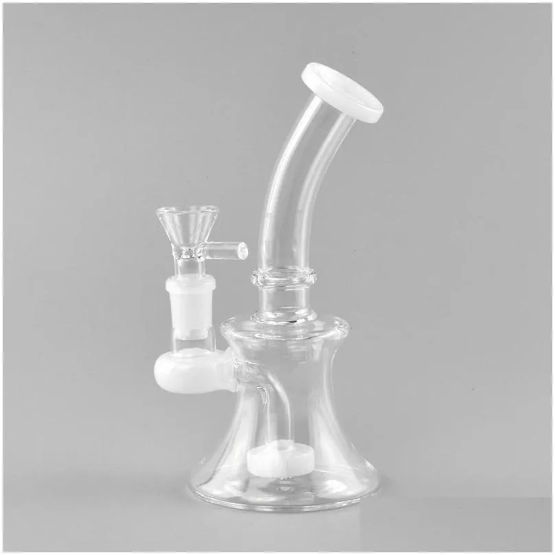 high quality mini hookah bong glass water pipe cric percolator 14mm female joint