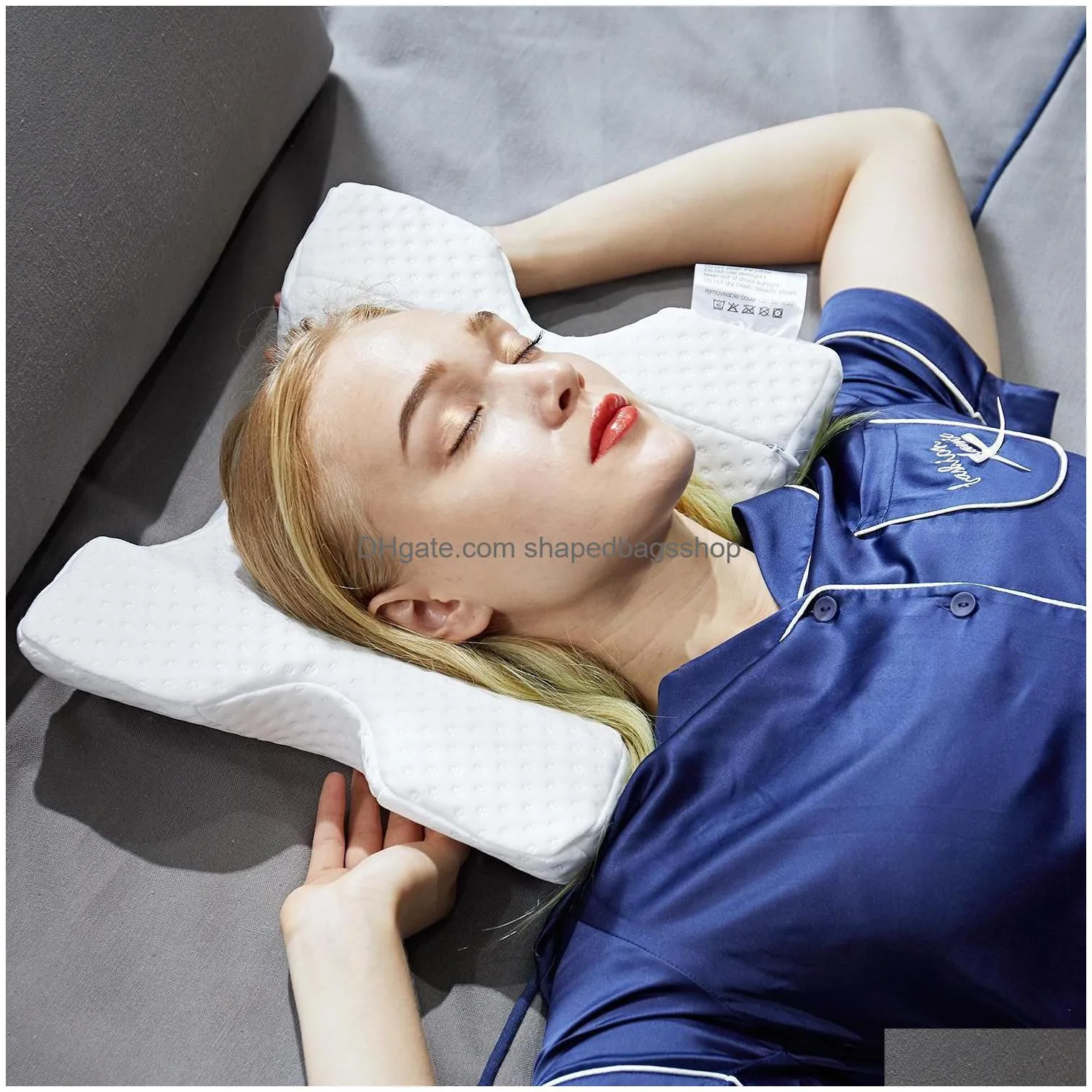 Pillow Imitation Arm Pillow Boyfriend Arch Slow Rebound Pressure Anti-Hand Couple Sleep Memory F8104 210420 Drop Delivery Home Garden Dhknv