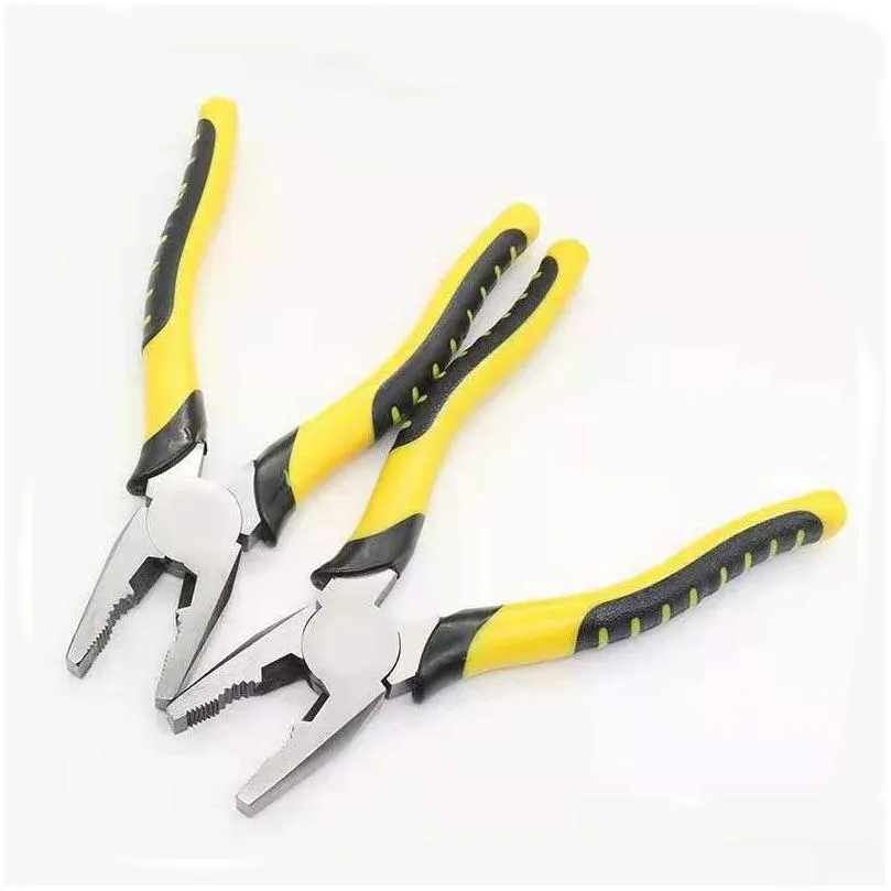 8-inch pliers brand flat jaw pliers wire pliers multi-functional product with iron wire pliers