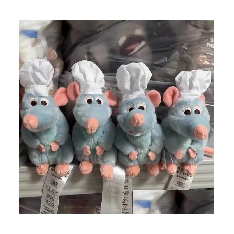 10cm cooking mouse king doll plush toy doll cloth doll birthday gift for men and women with magnets to sit on shoulders