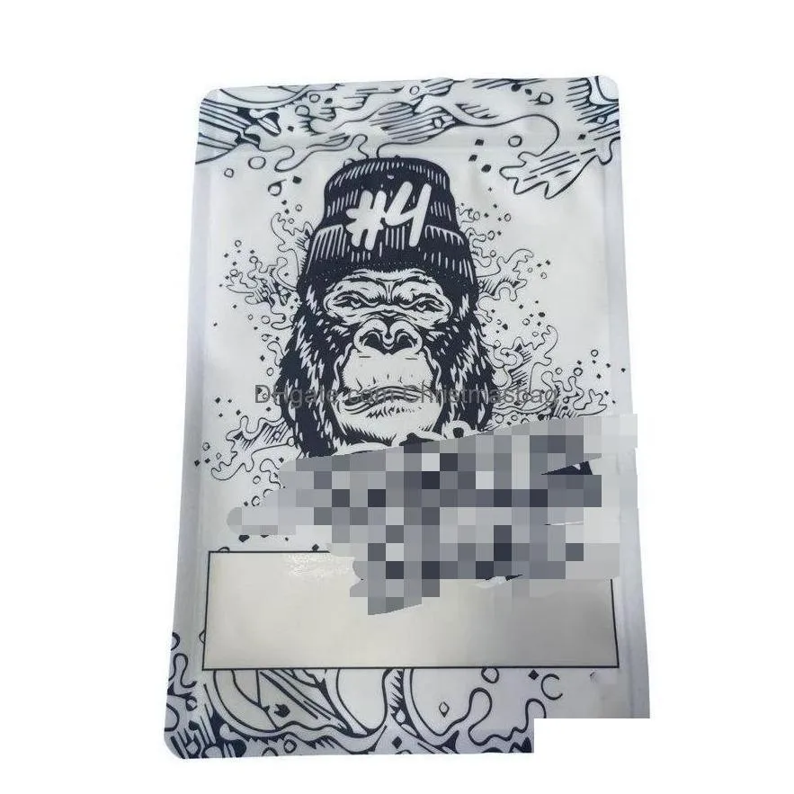 wholesale packing bags office school business industrial one ounce mylar bag 28g backpack boyz kush mints 15x20cm edibles packaging drop delive