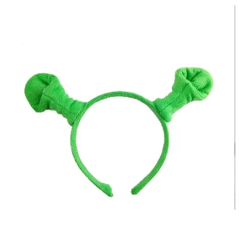 Other Home Garden Halloween moq50pcs Hair Hoop Shrek Hairpin Ears Headband Head Circle Party Costume Item Masquerade Supplies