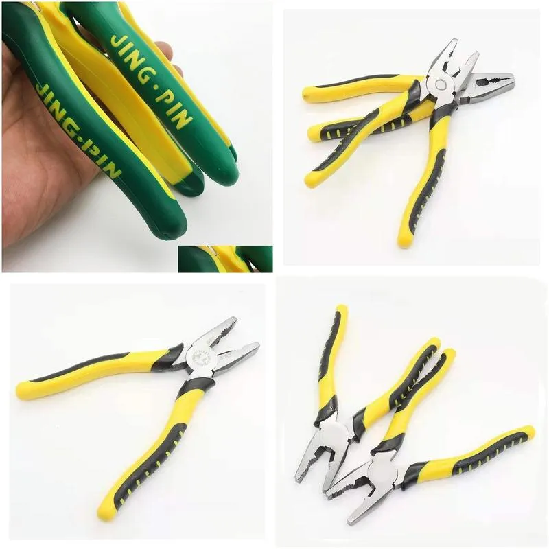 8-inch pliers brand flat jaw pliers wire pliers multi-functional product with iron wire pliers