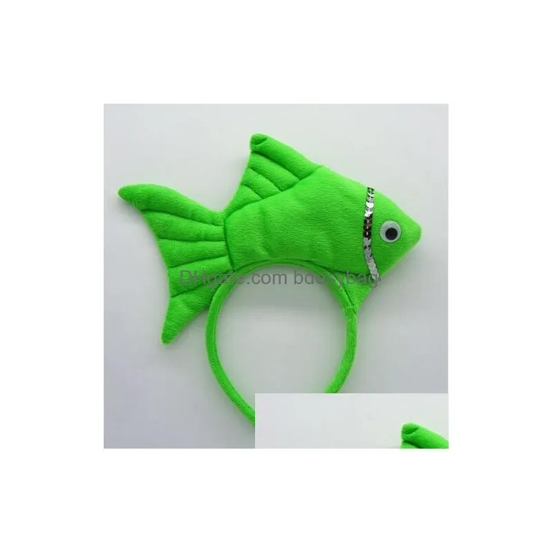 animal ocean sea fish headband kids adults boy girl cosplay headwear birthday party hair accessories halloween christmas gb457