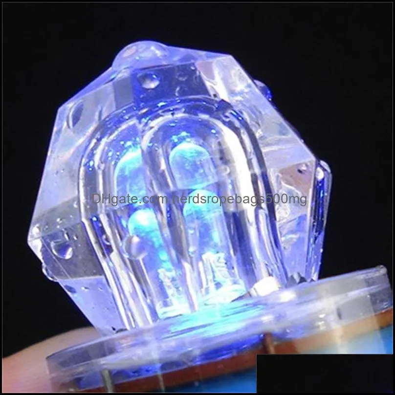 deep-sea diamond light lure night fishing led fish lure poly fish underwater luminous waterproof fish trap gear 304 r2