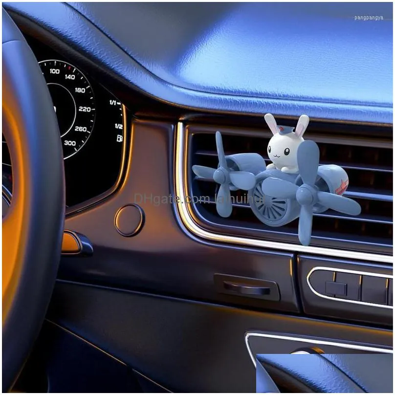 automotive air fresheners diffuser rotating propeller auto outlet creative car perfume ornament interior accessory