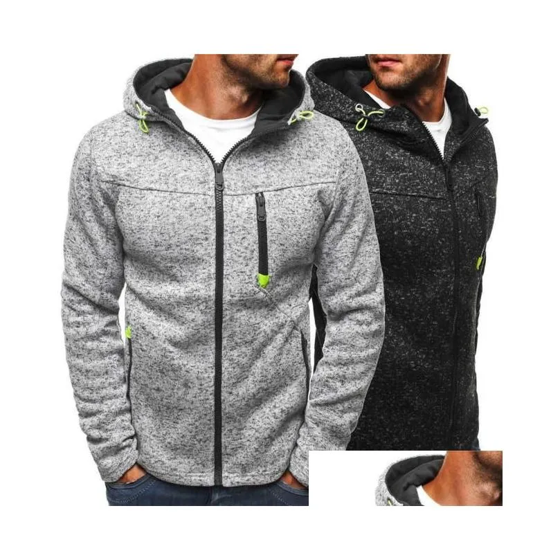 men039s fleece zip hoodie mens casual slim thermal lined hood jacket sweatshirt zipper outerwear warm casual long sleeve hoodie8120776