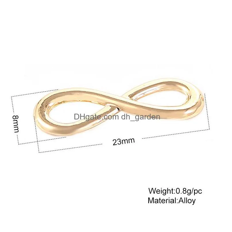 antique sliver gold infinity love charms elephent word heart connector making metal bracelet necklaces ornaments jewelryz