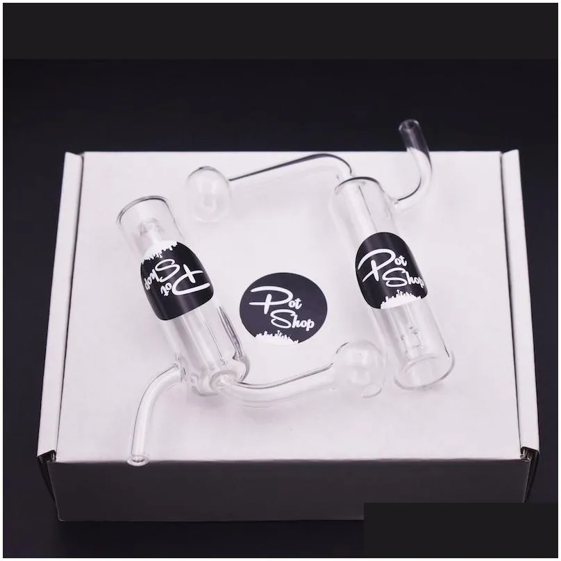 smoking accessories wholesale mini clear brand glass oil burner pipe inner downstem water dab rig bongs