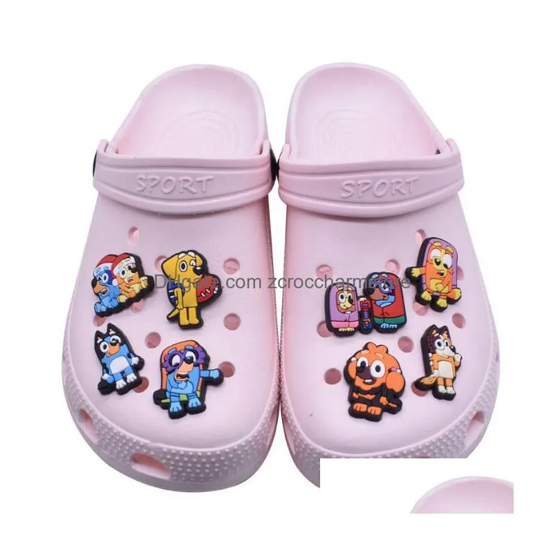 fast delivery sandal designer cute shoe charms 8000 assorted designs dog croc charms pvc charm for sandals