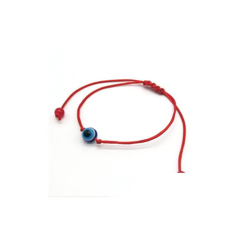 Charm Bracelets 20Pcs/Lot Lucky String Evil Eye Red Cord Adjustable Bracelet Diy New Drop Delivery Jewelry Bracelets Dhgarden Dhanm