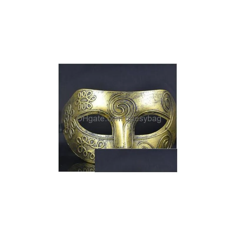 2017 retro grecoroman mens mask mardi gras masquerade halloween costume party masks