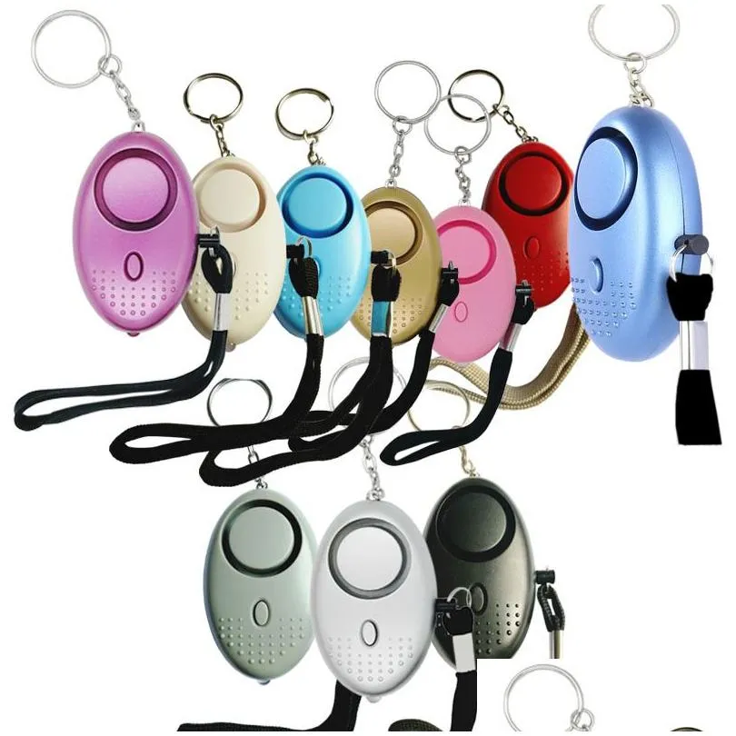 Party Favor 130dB Self Defense Alarm Girls Ladies Safety Protection Alarm Personal Safety Scream Loud Keychain Alarm