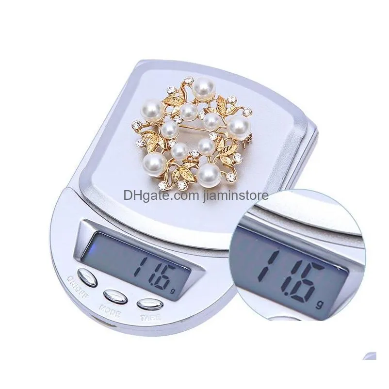 Scales Wholesale Digital Diamond Scale Mini Lcd Pocket Jewelry Gold Gram 500G/0.1G 100G/0.01 200G/0.01 Nce Weight Scales Drop Delivery Dh532