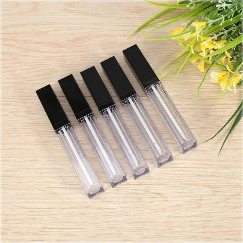 5ml Lip gloss Plastic Bottle Containers Empty Clear Lipgloss Tube Eyeliner Eyelash Container H-1