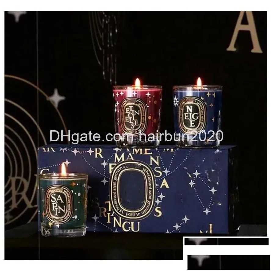candles 190g scented candle including box dip colllection bougie pare christmas limited gift set holiday wedding com dhmhu