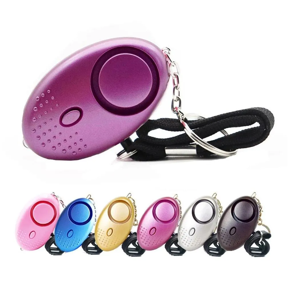 Party Favor 130dB Self Defense Alarm Girls Ladies Safety Protection Alarm Personal Safety Scream Loud Keychain Alarm