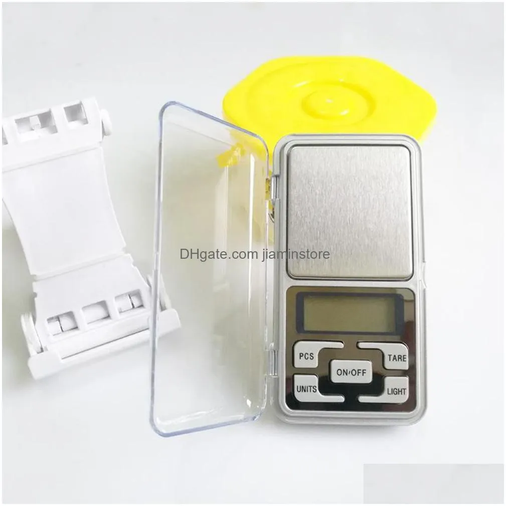 Scales Wholesale English Style Electronic Mini Pocket Scale With Retail Box 100G/0.01G 200G/0.01G 300G/0.01G Digital Scales Precision Dhy30