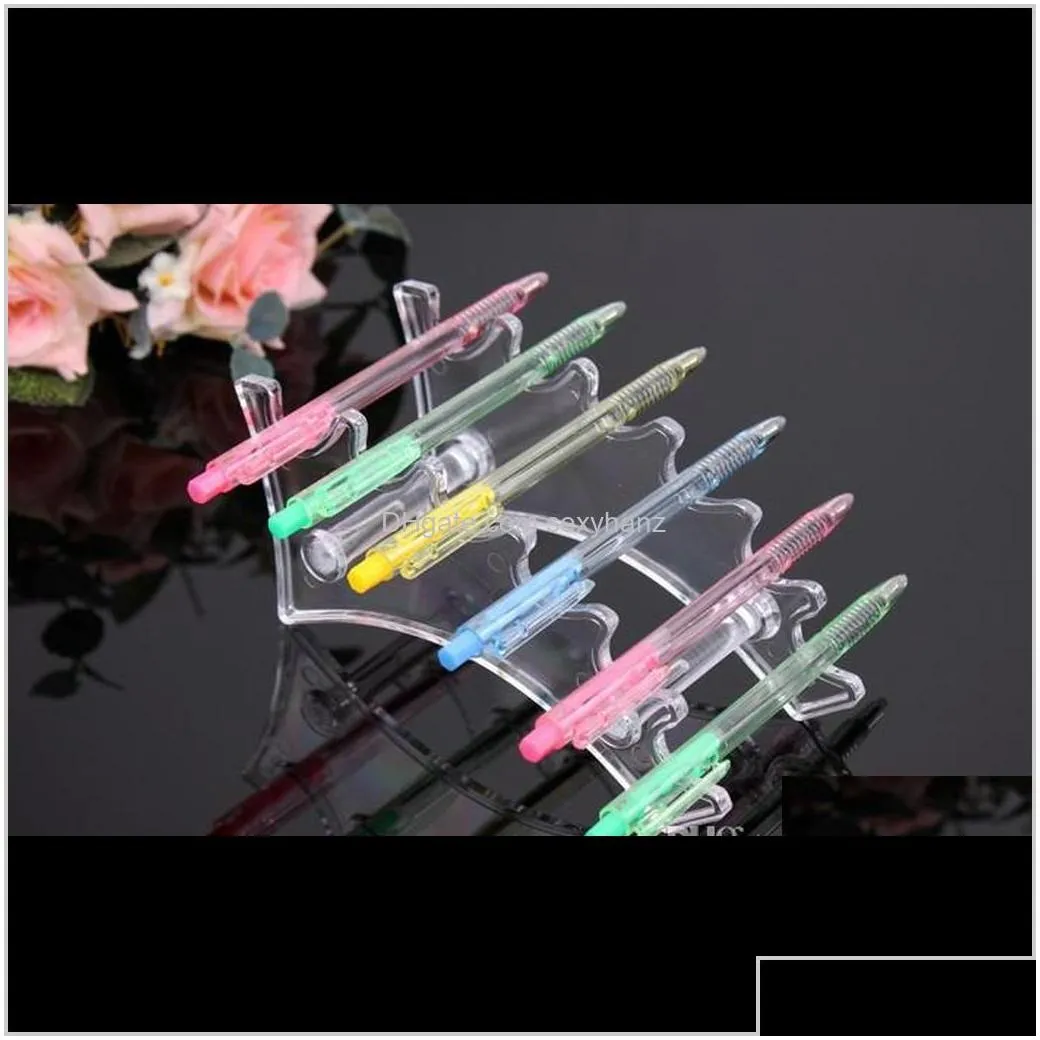 plate holder stand packaging jewelry plastic 6 booths e cig electronic cigarette lip gloss lipstick makeup pen display s