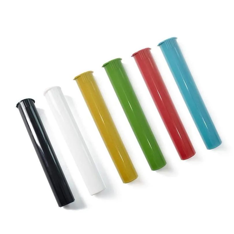 Other Home & Garden Squeeze  Top Bottle Doob Cones Tube Smoking Accessories 110Mm Roll Paper Cigarette Storage Case Airtight Joint Dhiqf