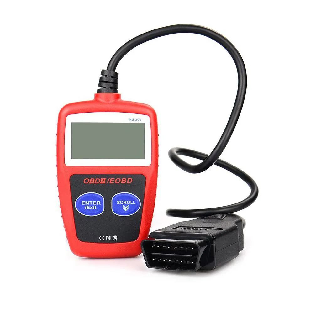 vehicle tools ms309 obdii obd2 eobd car diagnostic scanner code reader scan auto tool