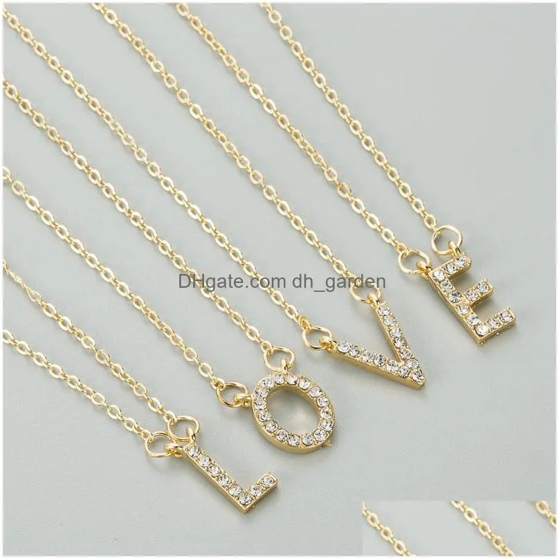 2021 new fashion az letter neckaces for women alphabet initial necklace gold silver plated pendant for women jewelry best friend gift