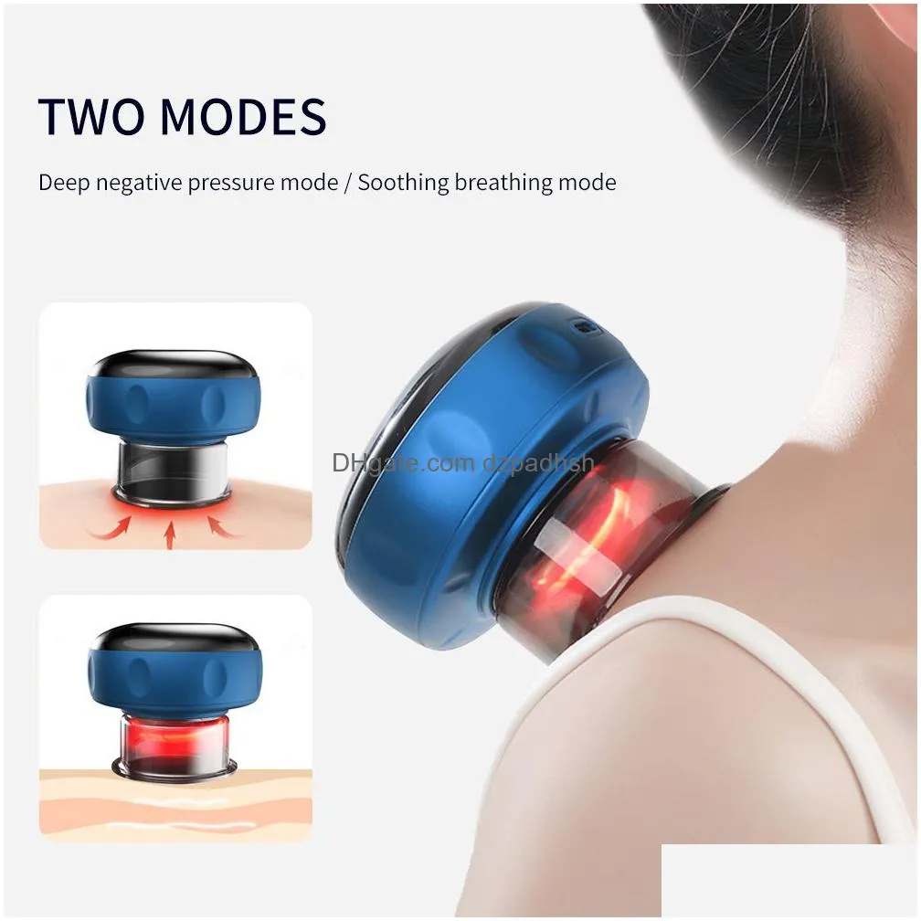 ems cupping massage smart vacuum suction cup therapy jars anti-cellulite massager dispel dampness fat burning device