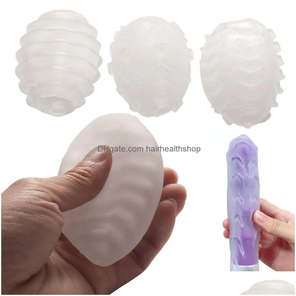 Other Massage Items Masturbator Discrete Packagemale Masturbation Cup Vagina Egg Mas Adt Toys For Men Glans Exercise Toy Stretchy Sile Dhfe6