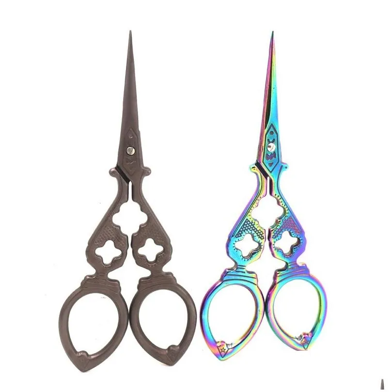 sewing embroidery vintage scissor craft gold zigzag tailor scissors for fabric thread cutter tools sewing handicraft 20220510 d3