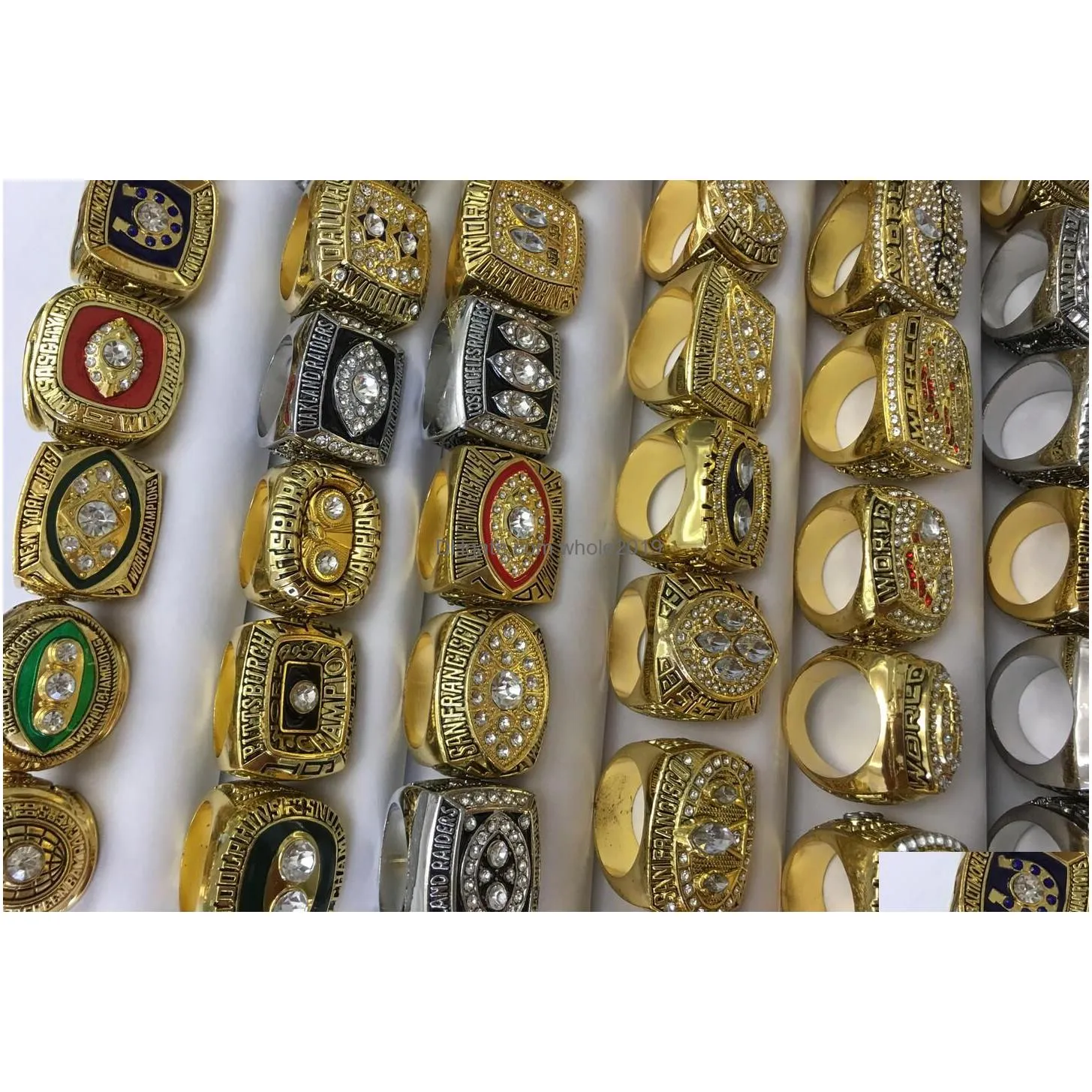 Cluster Rings All Year Football Team Champions Championship Ring Souvenir Men Fan Gift Wholesale 2022 2023 Hip Hop Punk Fashion Drop D Dhj4P