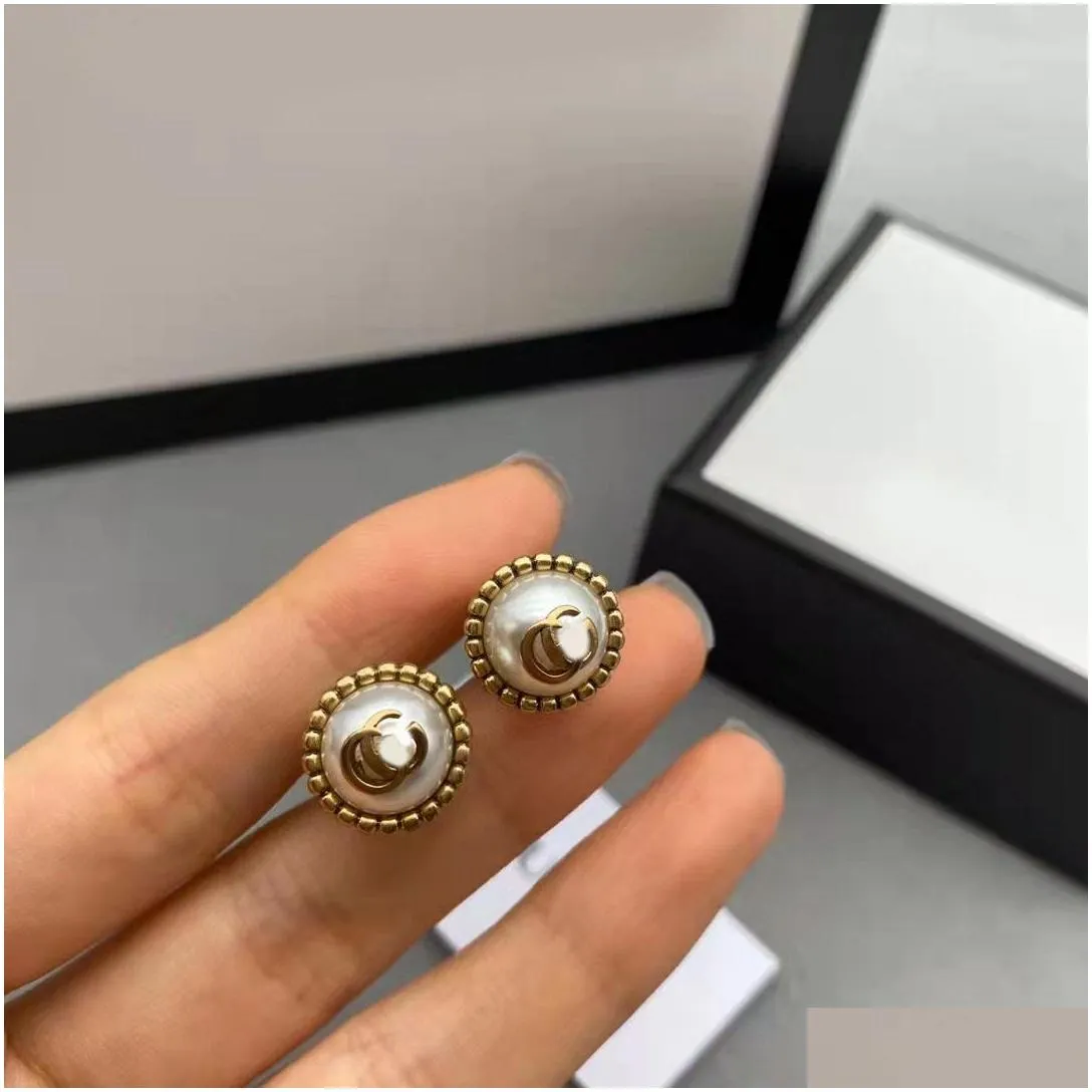 fashion ice cream stud earrings aretes orecchini ladies retro simple jewelry with box