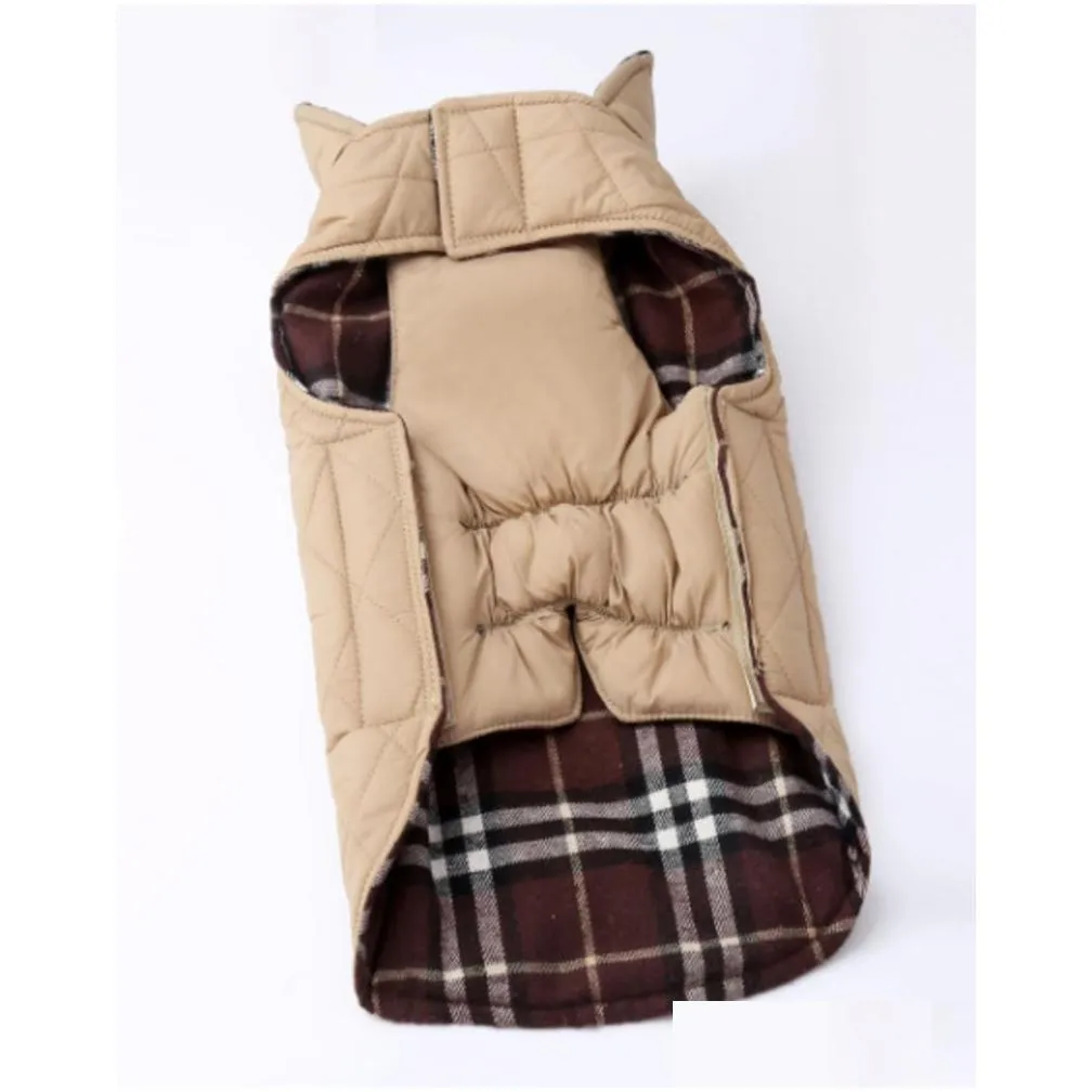winter dog fashion coats pet clothes for small dog outdoor waterproof large dog jacket