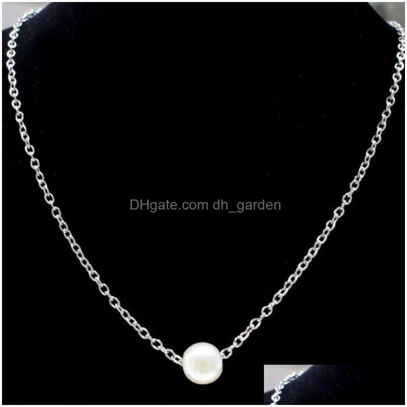 wholesale 50 pieces / bag exquisite pearl pendant necklace suitable for ladies jewelry of friends party and wedding site