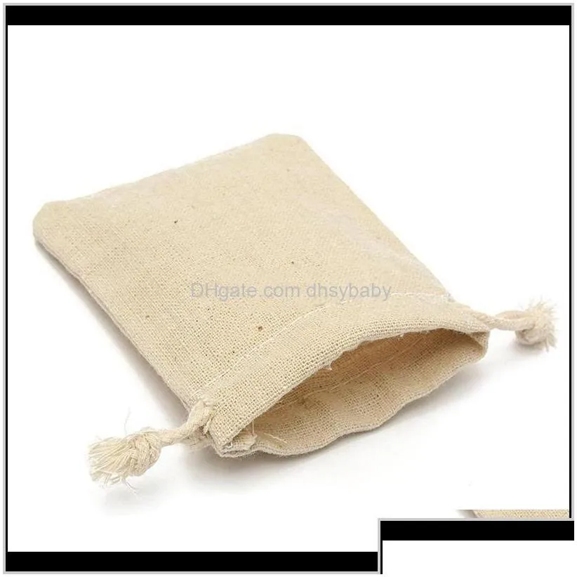 pouches bags display 50pcs small natural linen pouch burlap jute sack with dstring packaging bag jewelry pouches ipcdl