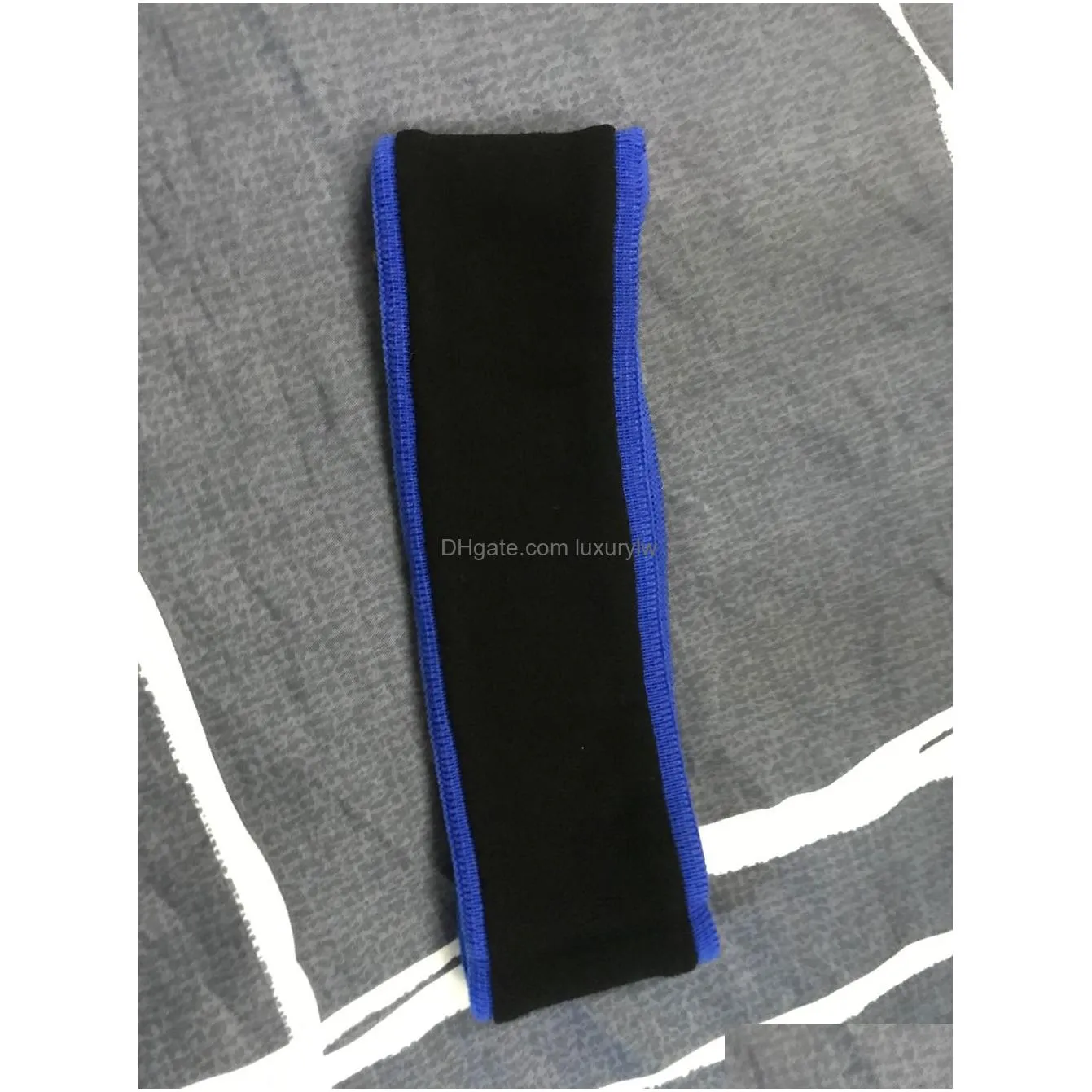 Sweatband New Absorbent Cycling Yoga Sport Sweat Headband Uni Sports Safety Hair Bands Head Safe Elastic Sweatband Drop Delivery Sport Dh6Am