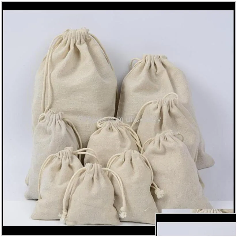 pouches bags display 50pcs small natural linen pouch burlap jute sack with dstring packaging bag jewelry pouches ipcdl