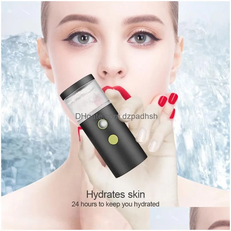 20ml usb rechargeable portable face spray nano mister facial steamer hydrating skin nebulizer face care tools beauty