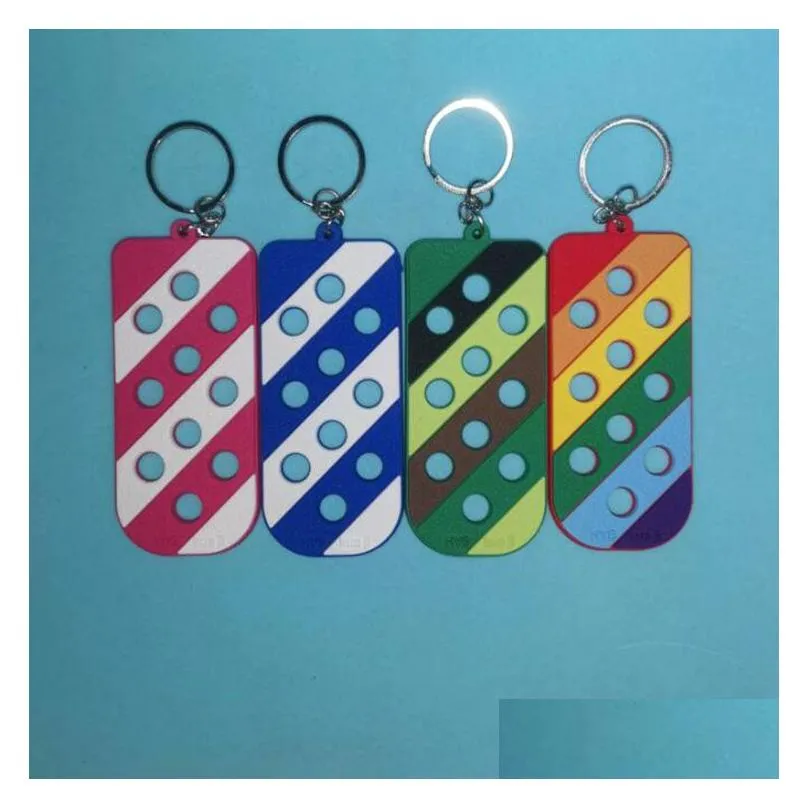 2022 style clog keychain holder colorfuls silicone keychain plate for charms women child gift can match shoe flower