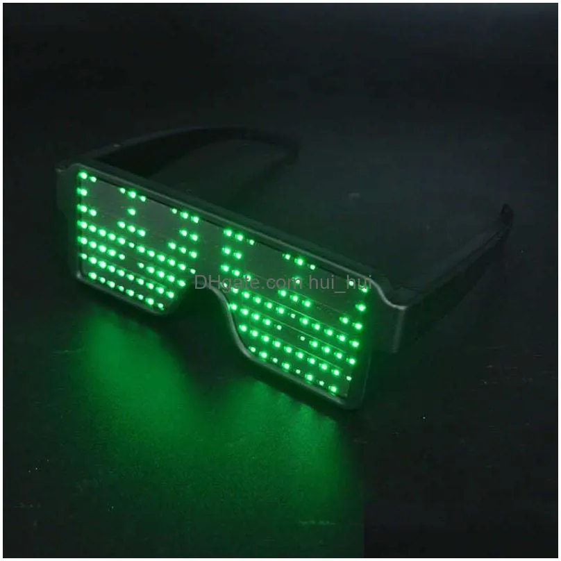 saijie has developed luminescent glasses that can switch between luminescent patterns and bluetooth modified style fluorescent glasses