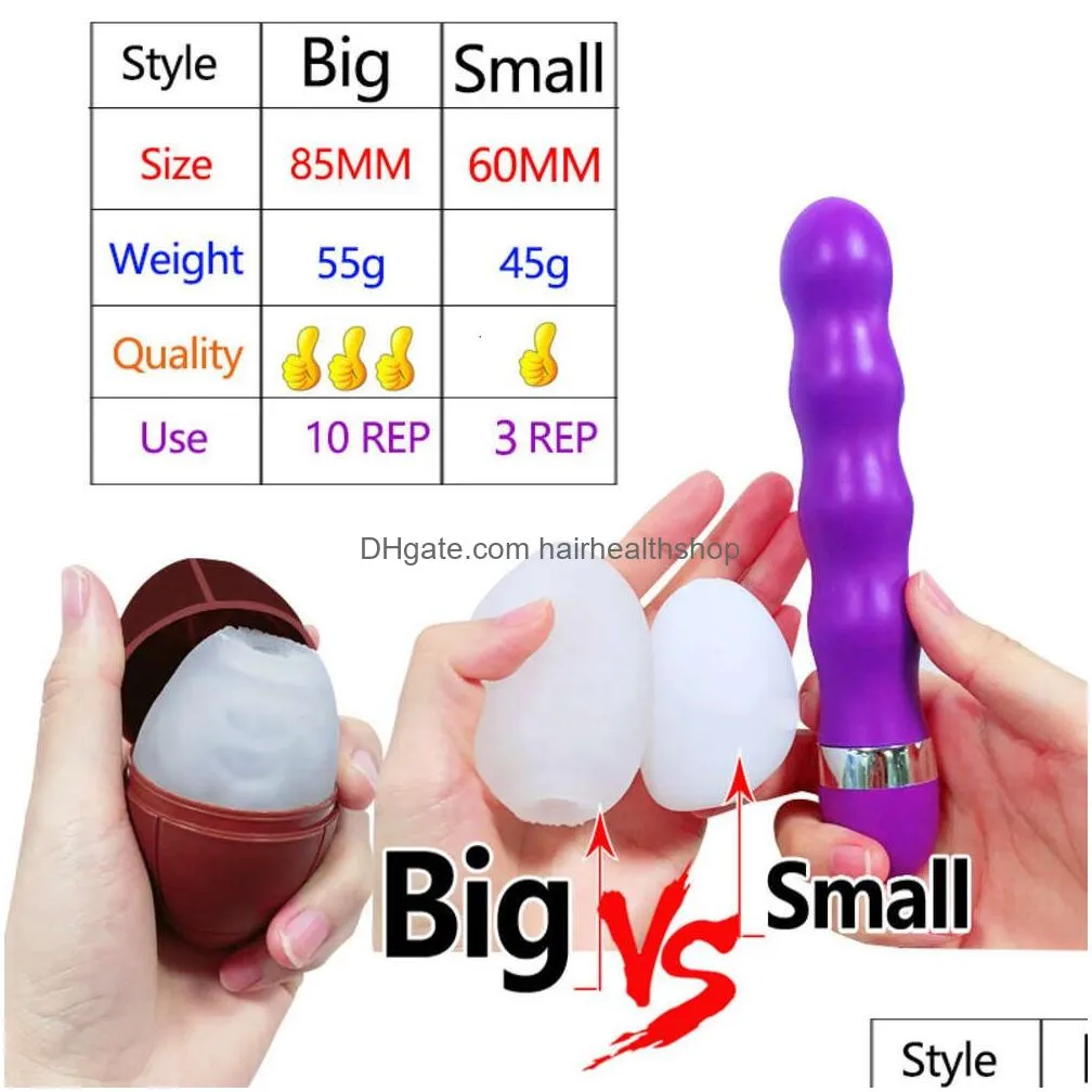Other Massage Items Masturbator Discrete Packagemale Masturbation Cup Vagina Egg Mas Adt Toys For Men Glans Exercise Toy Stretchy Sile Dhfe6