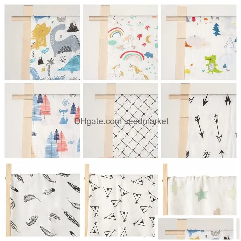 bamboo cotton baby muslin ddle blanket born bath towel blankets double gauze soft baby wrap infant quilt feeding burp cloth