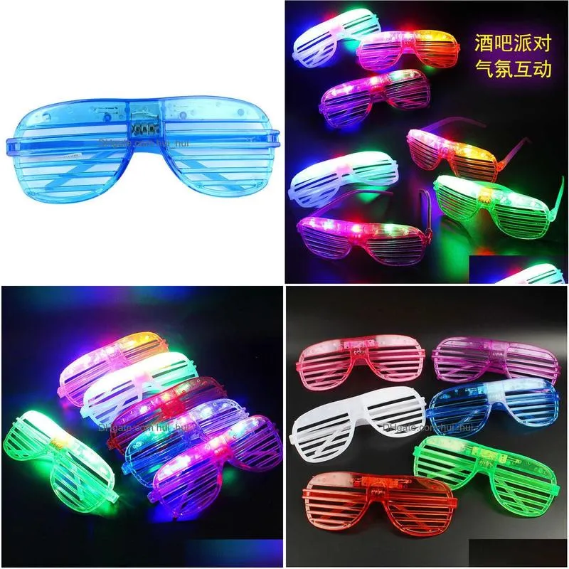  blinds sparkling glasses led blinds 3 light glasses bar ball event party props