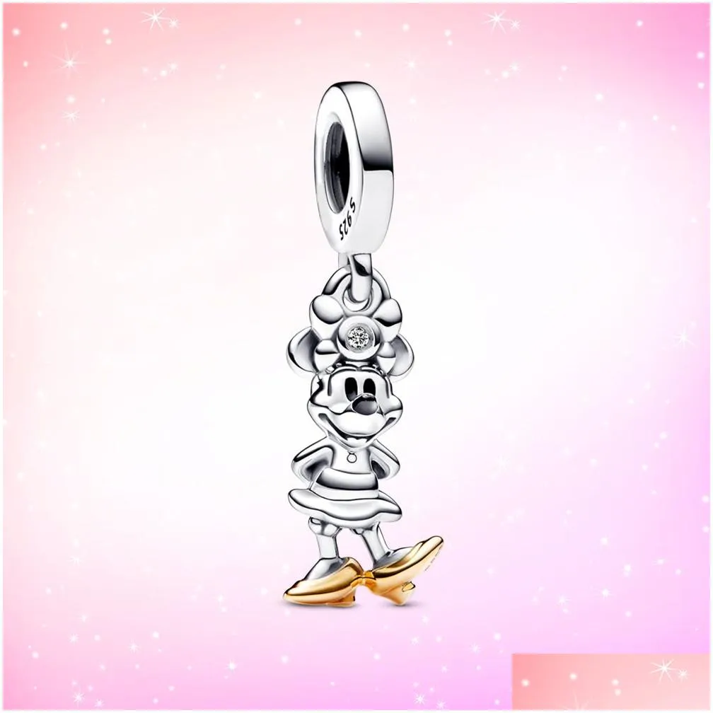 Cartoon Accessories 925 Sterling Sier Pandora Charm Pendant Suitable For Original Classic Diy Bracelet Female Designer Jewelry And Pum Dhdds