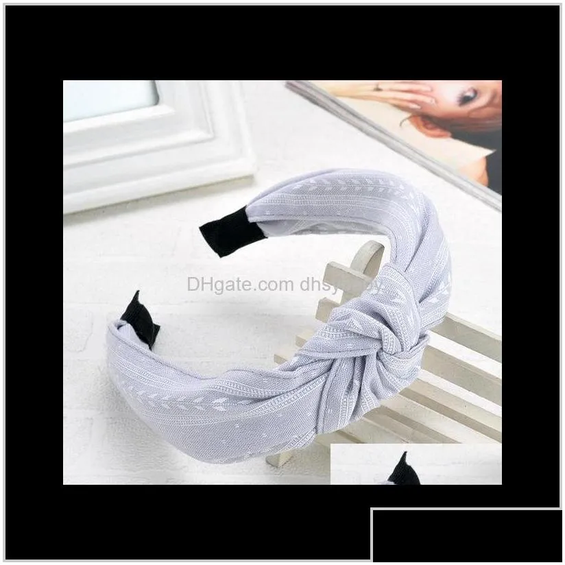 headbands jewelry leaves wide knot headband bow hairband accessories head wrap hair bands for women party gift gwqhc