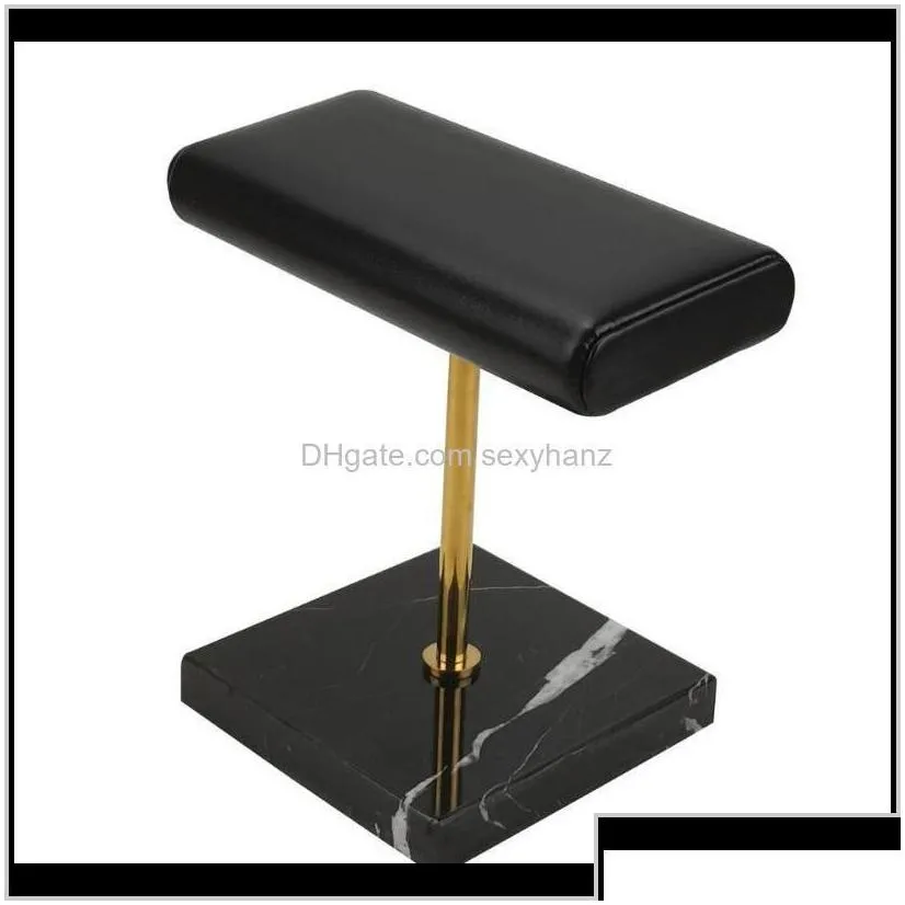 pouches bags packaging jewelry stable marble pu leather watch holder display stand for showcase style c jrbqa